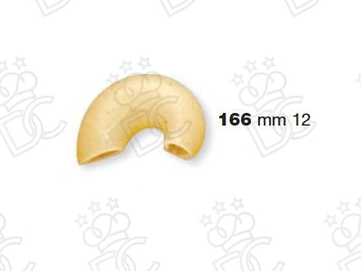 Bronze Die No. 166 for Smooth Curved Pasta 12 mm