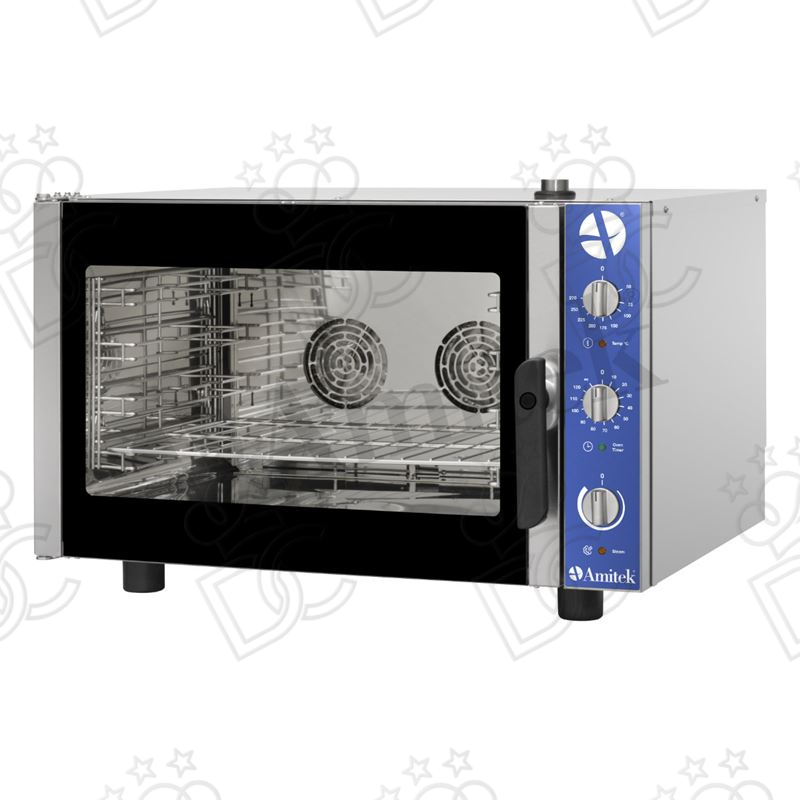 Electric convection oven Analog controls with humidifier - 04 trays