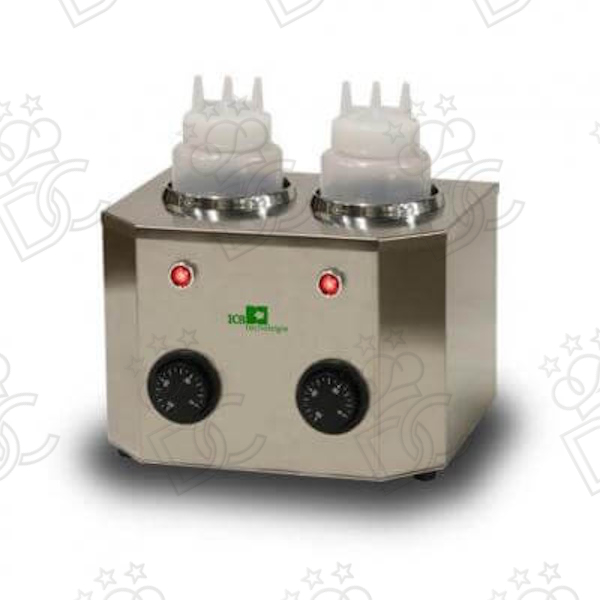 Chauffe-sauces Warm&Squeeze Two - deux contenants - capacité bouteille 1 L