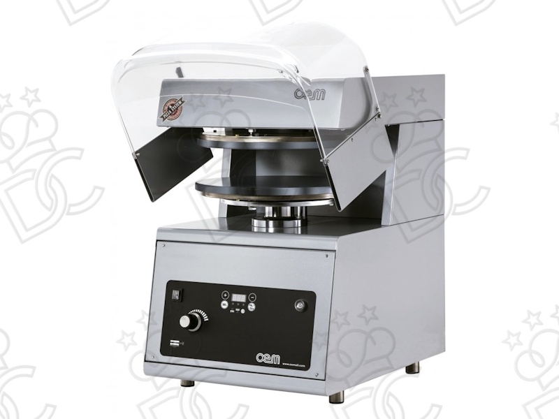 Formatrice a caldo per pizza  - Piatto piano - Diametro Cm 45