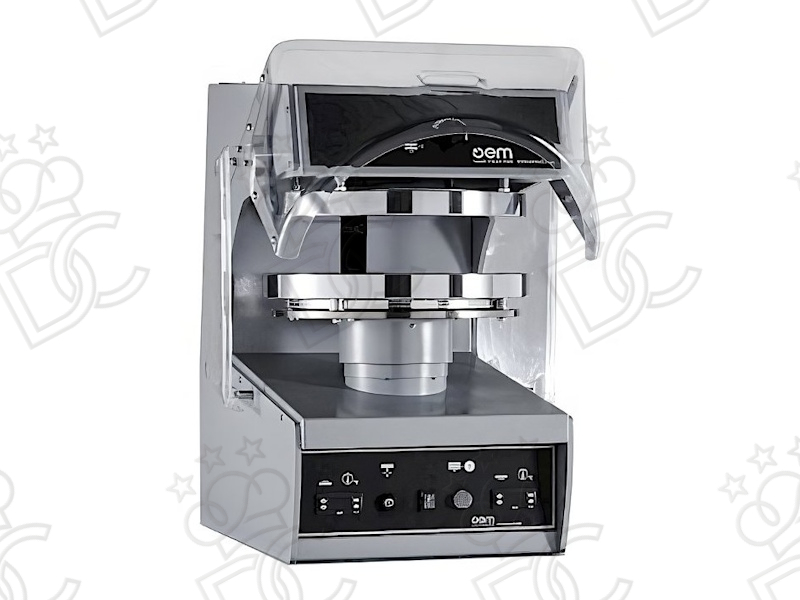 Formeuse à chaud pour pizza - Plateau évasé 4 mm - Diamètre max Cm 35