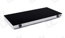 Holding shelf with two tempered glass panels - 100x50 cm