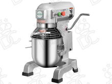 Bench planetary mixer 10 liters - 3 speeds - Removable bowl - 230V