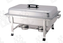 Chafing dish con bruciatori ad alcool