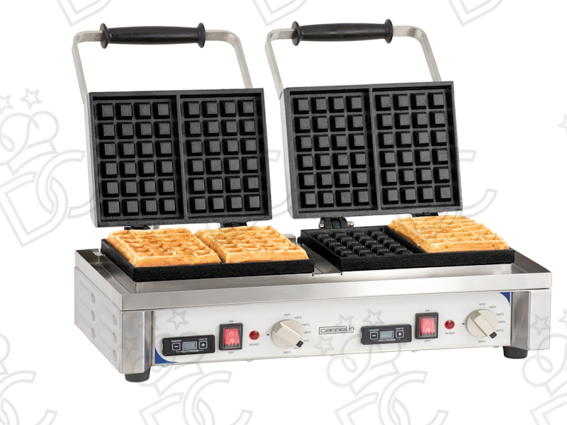 Macchina per waffle doppia 90 °