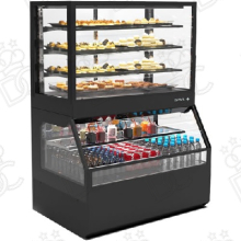 Vetrina espositiva 2T modulo inferiore freddo - modulo superiore neutro