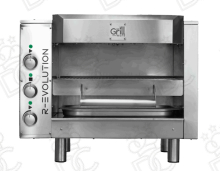 Broiler Grill professionale elettrico R-EVOLUTION E3 - 3 piastre in vetroceramica da 2,5 Kw/h