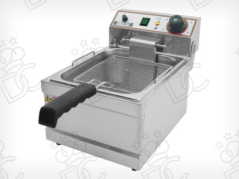 Countertop electric fryer - 6 litre capacity - removable tank