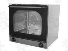 Convection oven S 1 - Capacity: 4 aluminum trays 44x31.5 cm
