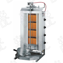 Gyros à gaz avec 4 brûleurs verticaux - capacité de viande 50 kg