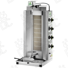 Gyros à gaz pour kebab capacité Kg. 30/65 - 8 brûleurs