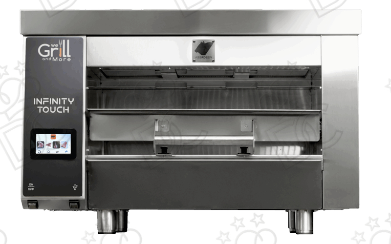 INFINITY TOUCH ABERDEEN electric Broiler Grill - 3 radiant glass-ceramic plates