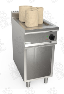 Vapeur électrique Dim Sum - 3 postes GN 1/1 - capacité du réservoir 24 l - kW 3,5