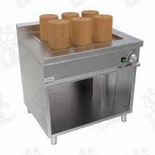 Vapeur électrique Dim Sum - 6 postes GN 2/1- capacité du réservoir 55 l - kW 14