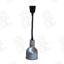 Lampe chauffante à infrarouge en acier inoxydable - argent