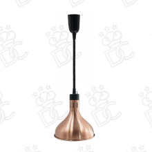 Lampe chauffante infrarouge en acier inoxydable - rose gold