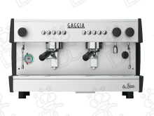 Macchina per il caffè La Nera - 2 gruppi - nera