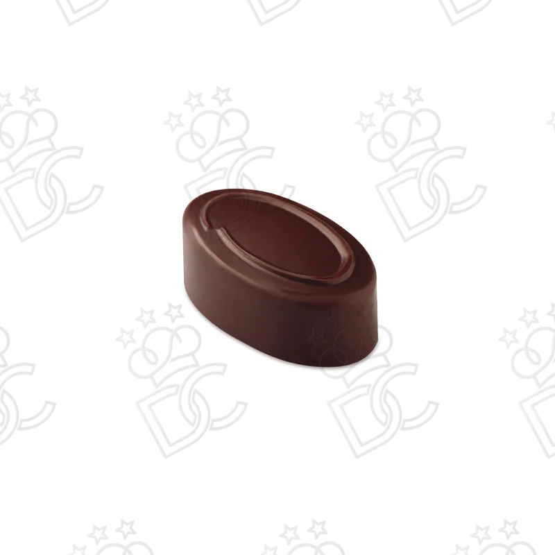 Moule pour pralines ovales ARTISANAL - 21 pièces mm 37x21x14 h