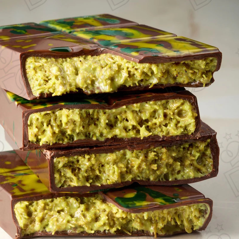 Stampo per tavolette in cioccolato DUBAI - 3 impronte mm 150×70×18 h