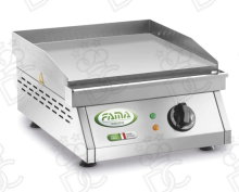 Small steel tabletop Fry-Top - smooth surface - 40x50 cm