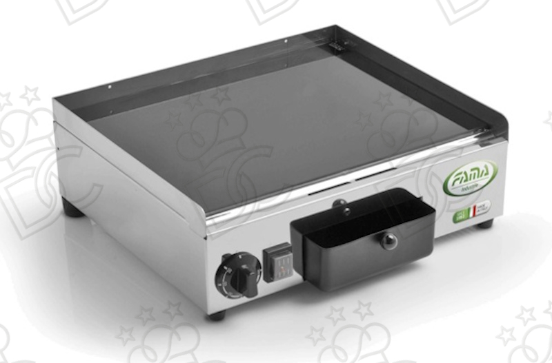 Medium smooth surface glass-ceramic fry-top