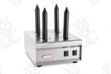 Tostapane per Hot Dog con 4 punzoni teflonati