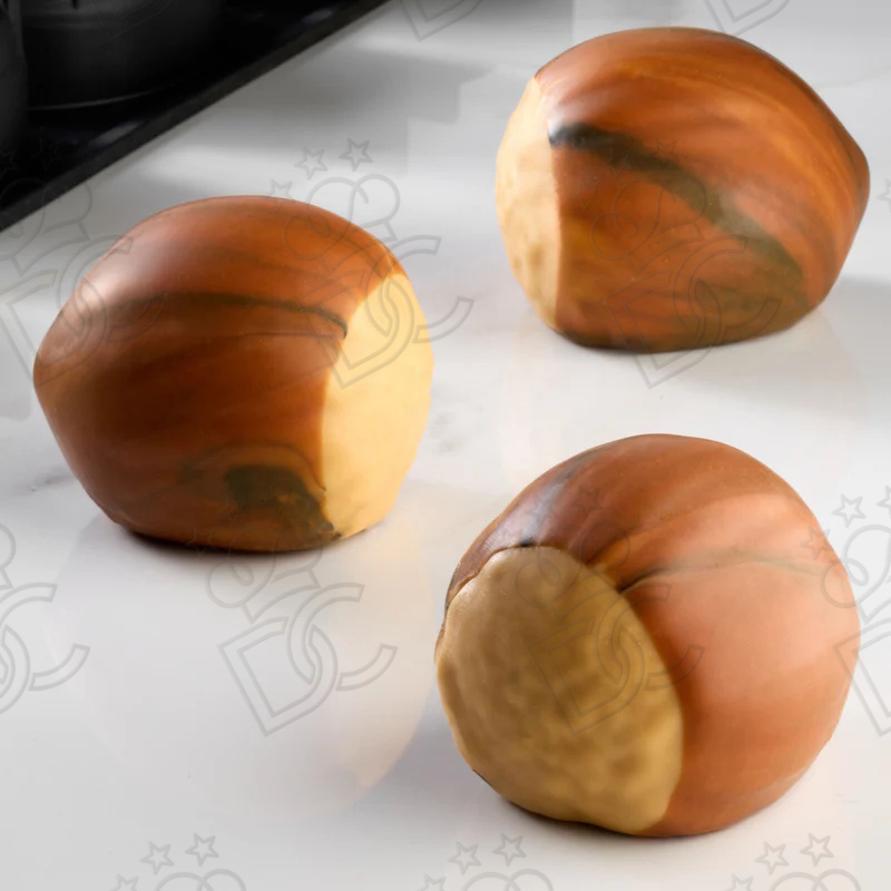 Stampo Pavoflex per monoporzioni NOCCIOLA - 20 impronte mm 68x60x52 h