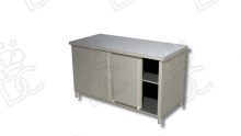 Wardrobe table with sliding doors - WITHOUT lift - An internal shelf - ENTER TO LEARN ABOUT ALL the AVAILABLE VARIANTS