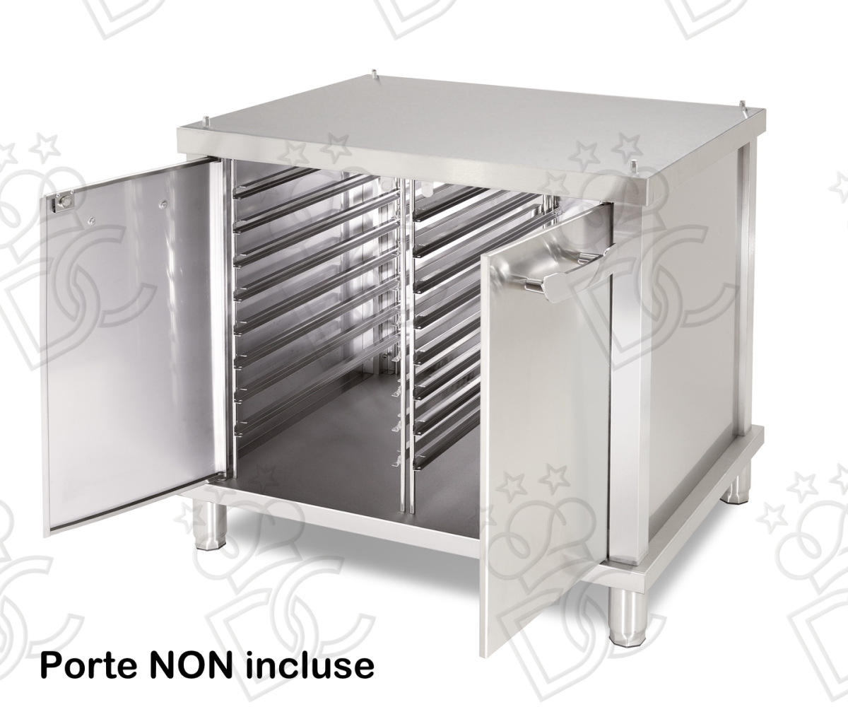 Supporto per forno - Alto Chiuso con Portateglie GN 1/1
