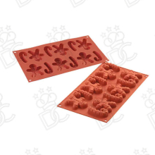 Stampo in silicone alimentare per N°12 Mr. Zenzy mm 76x58x16 h