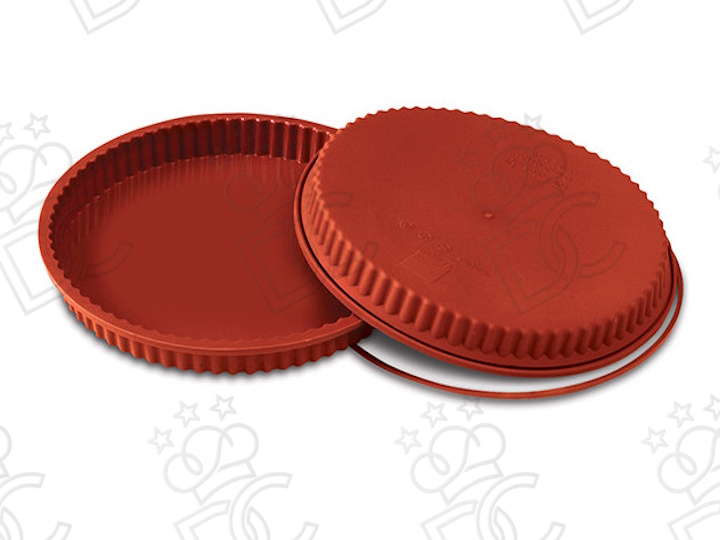 Moule à tarte rond en silicone alimentaire mm Ø240x30h