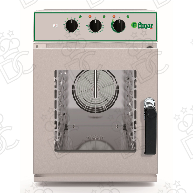 Forno elettrico compatto per gastronomia a convezione/vapore diretto.