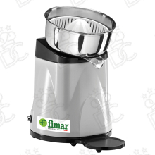Citrus juicer in painted aluminum alloy - double cone in food-grade ABS - 21x30.5x33 cm