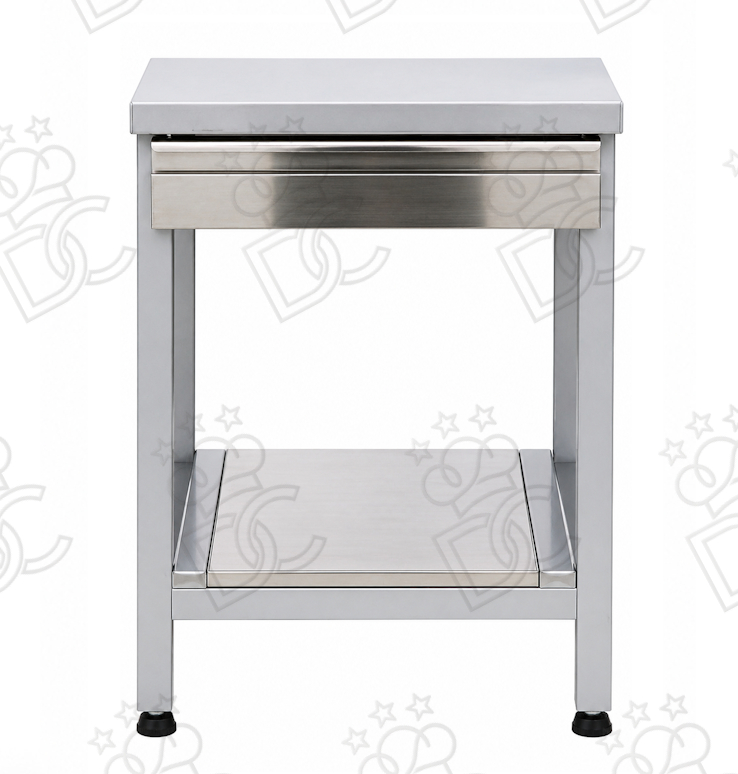 Support peint + tiroir inox pour formeuse Easy350