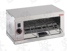 3-clamp toaster, quartz thermal heating element