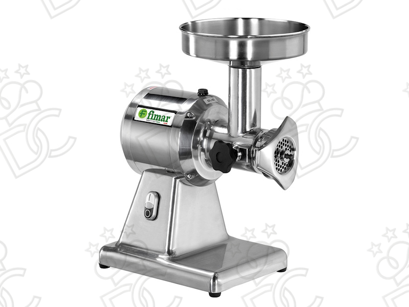 Hachoir à viande 12S - bouche ø 52 mm - groupe de broyage en acier inoxydable - monophasé