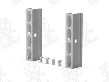 GN1/1 side supports for LineMiss 600x400 ovens