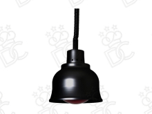 Lampe chauffante infrarouge en aluminium noir mat - découvrez les différentes options