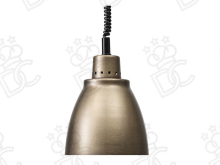 Lampe chauffante à infrarouge en aluminium anodisé brun mat - découvrez les différentes options