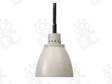 Lampe chauffante à infrarouge en aluminium peint semi-brillant gris clair - entrez pour découvrir les différentes options