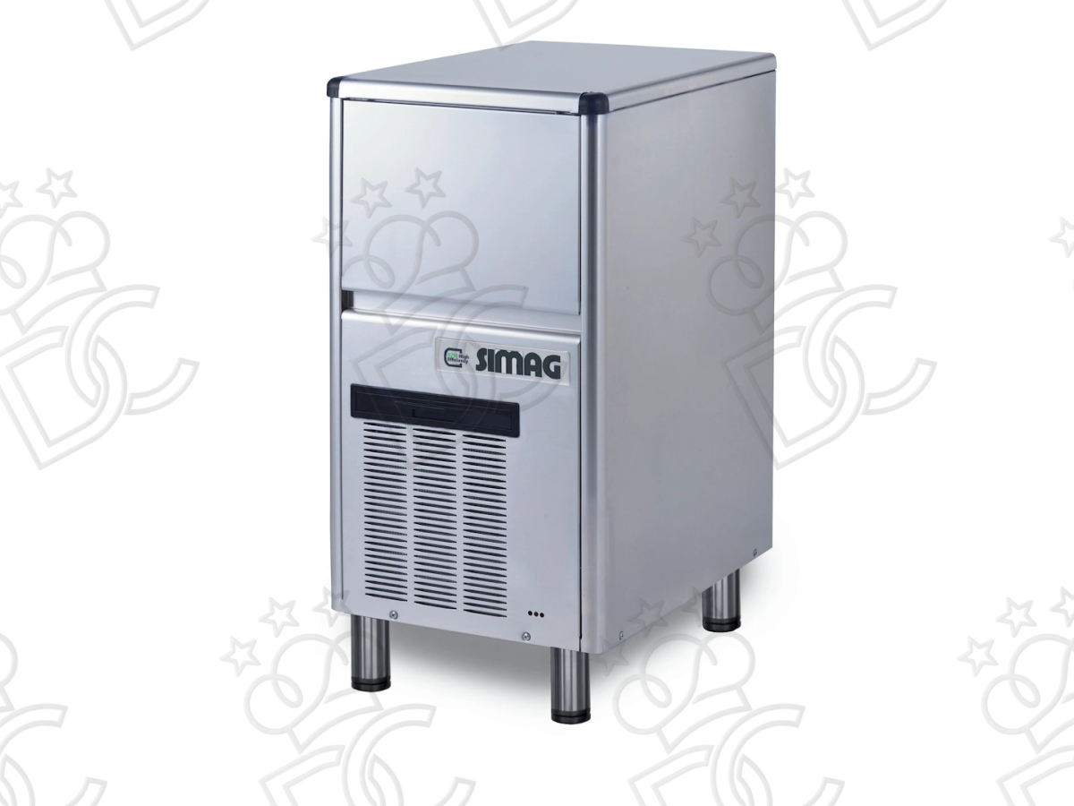 Produttore di ghiaccio cubetto cavo - Produzione 24/h: 41 Kg
