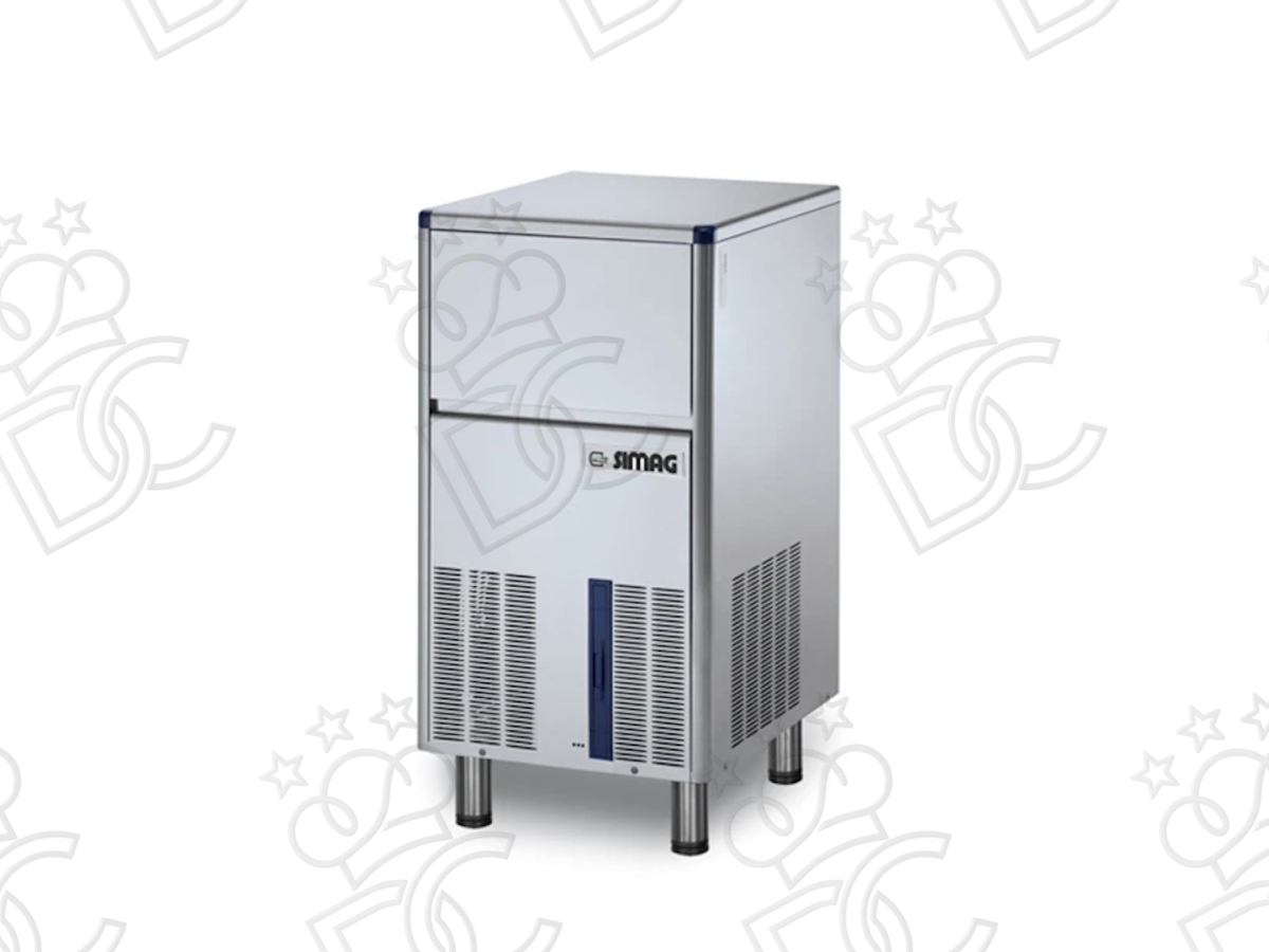 Produttore di ghiaccio cubetto cavo - Produzione 24/h: 62 Kg