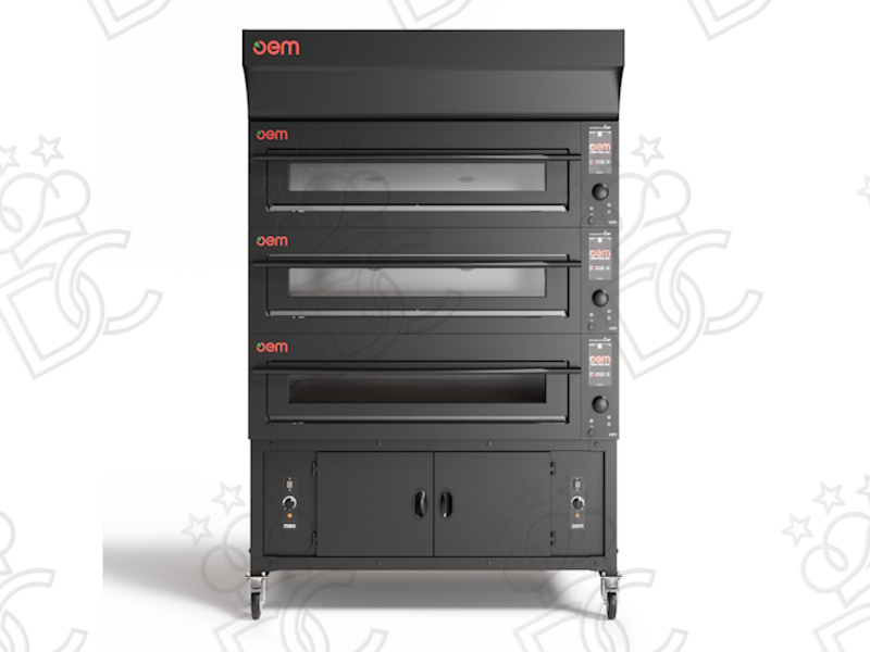 SuperTop 635S Evo Touch electric oven - Touch screen controls - black color